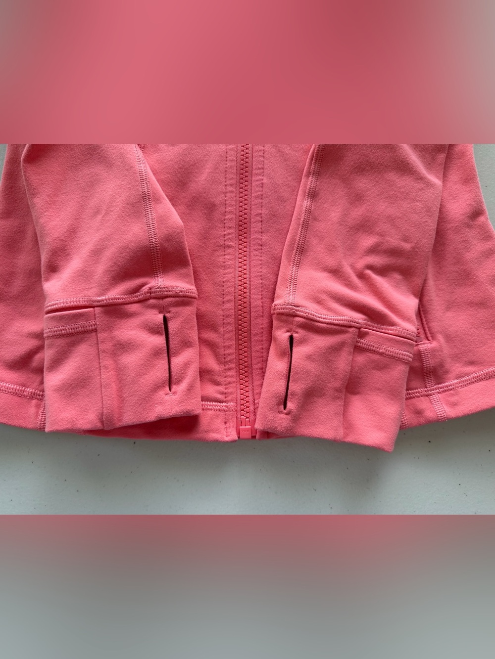 Lululemon Define Jacket Luon Raspberry Cream Size 6 - Picture 16 of 16
